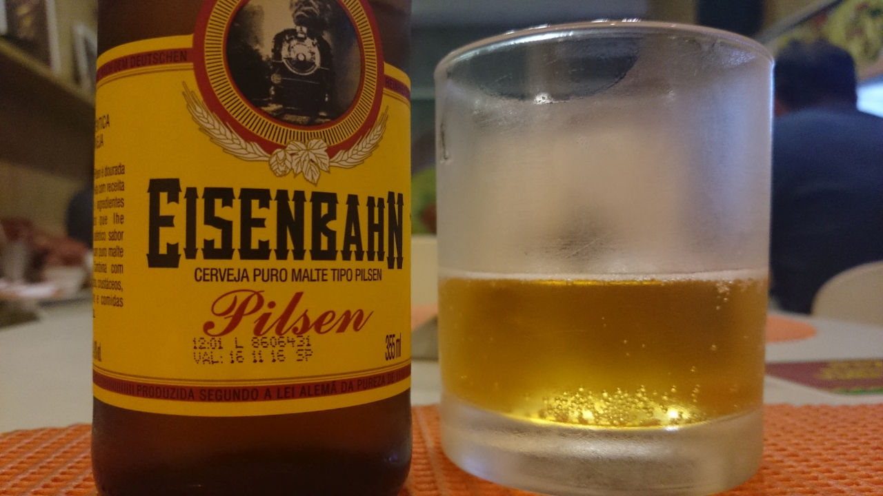 Eisenbahn beer at São Paulo–Guarulhos International Airport 